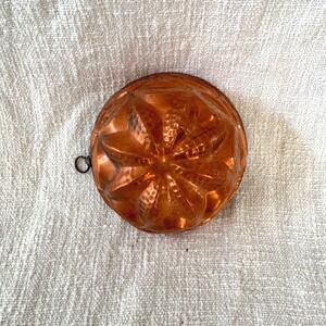 Vintage Copper Jelly‎ Mold | Hand-Hammered Tin Pudding Mold Kitchen Wall Decor